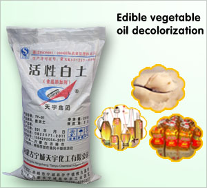 Activated clay, decolorization of edible oil